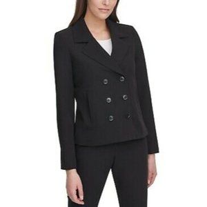 Tommy Hilfiger Womens Blazer 16 Black Pockets NWT